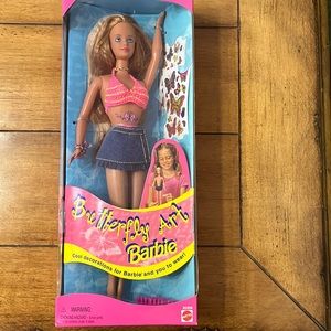 Brand New 1998 Vintage Butterfly Art Barbie